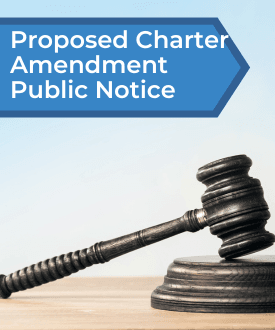 Notice of Public Hearings on Proposed Charter Amendment – Frederick Pulse