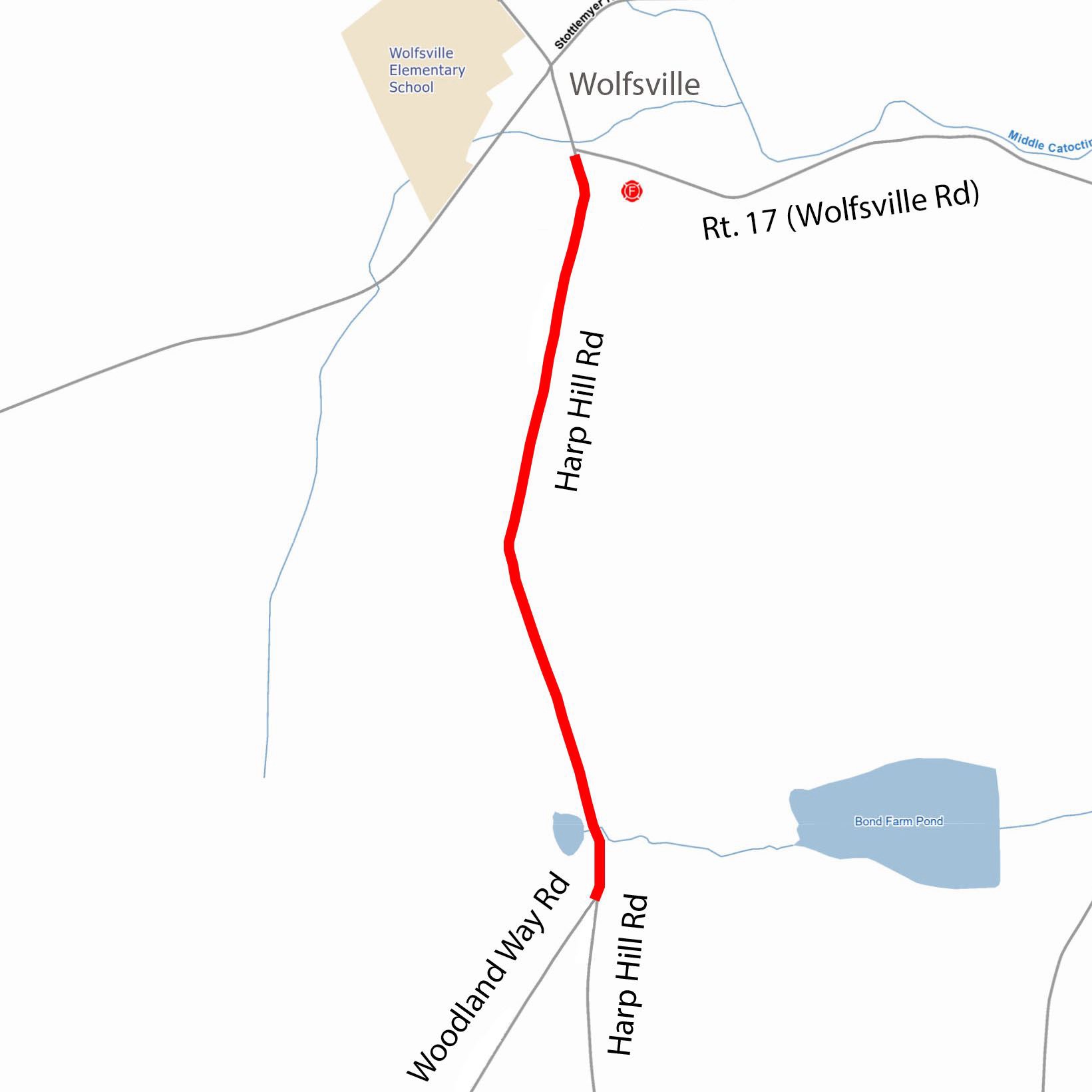 Harp Hill Road to be Closed Daily from September 30 to October 3 – Frederick Pulse