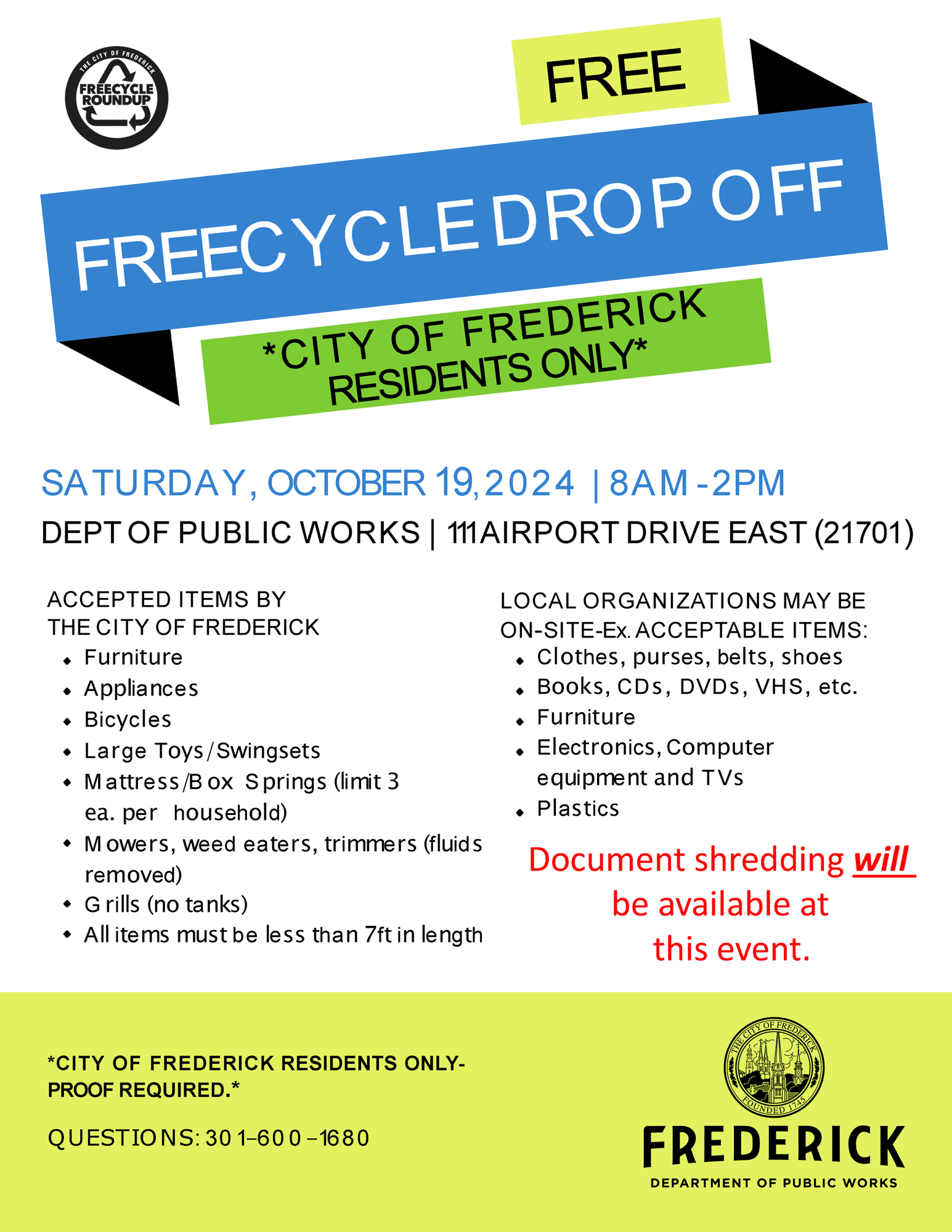 Free Cycle Event – Frederick Pulse