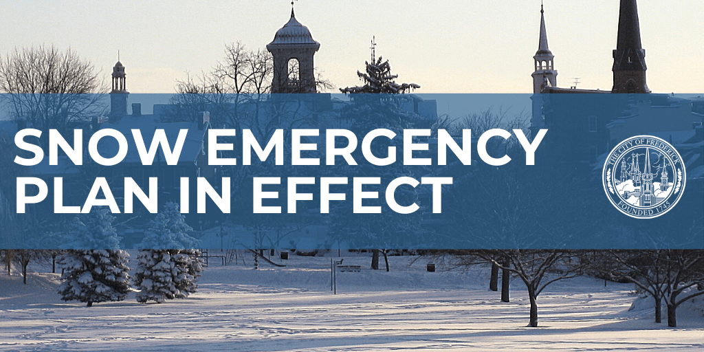 Mayor O’Connor Declares Snow Emergency in The City of Frederick – Frederick Pulse