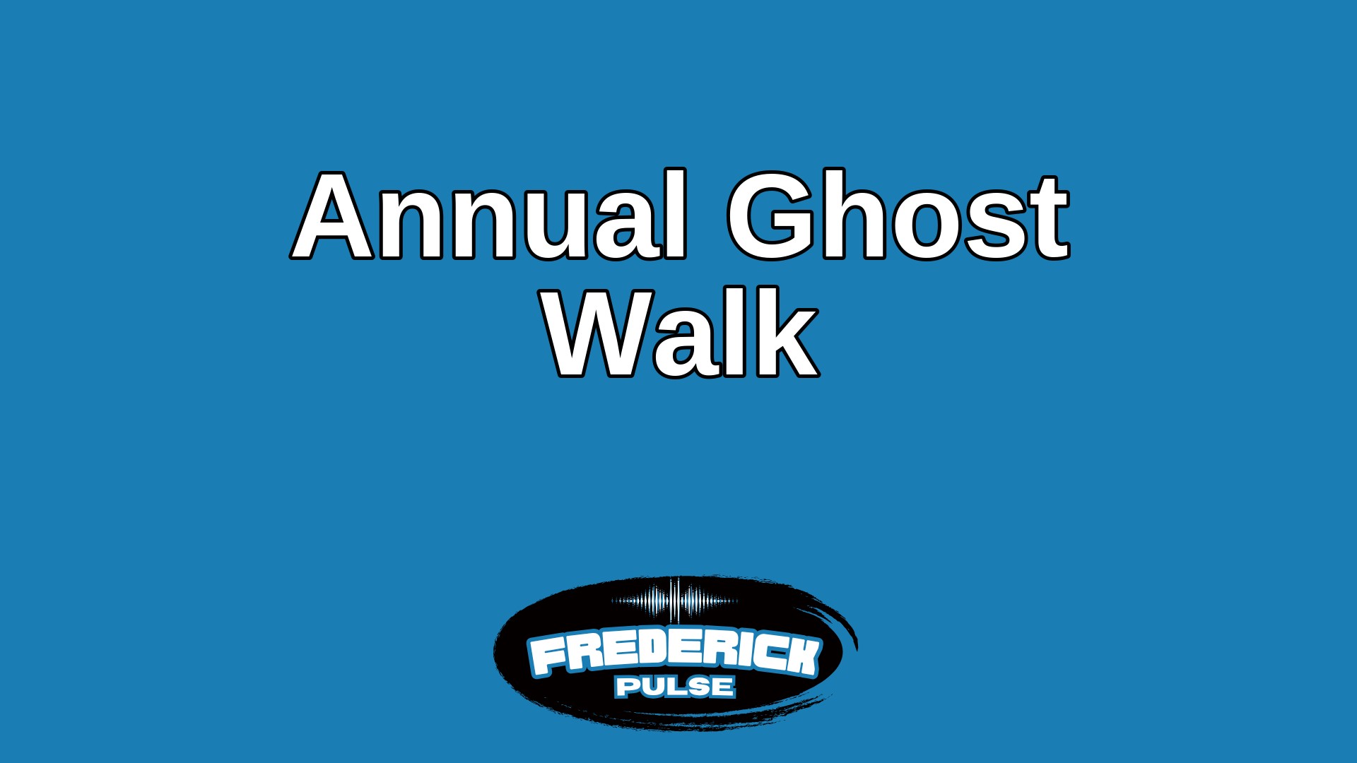 Annual Ghost Walk