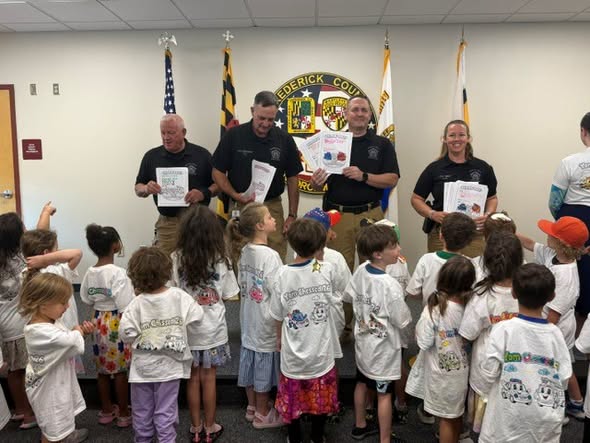 Camp Shoresh Junior Division Visits Frederick County Sheriff’s Office