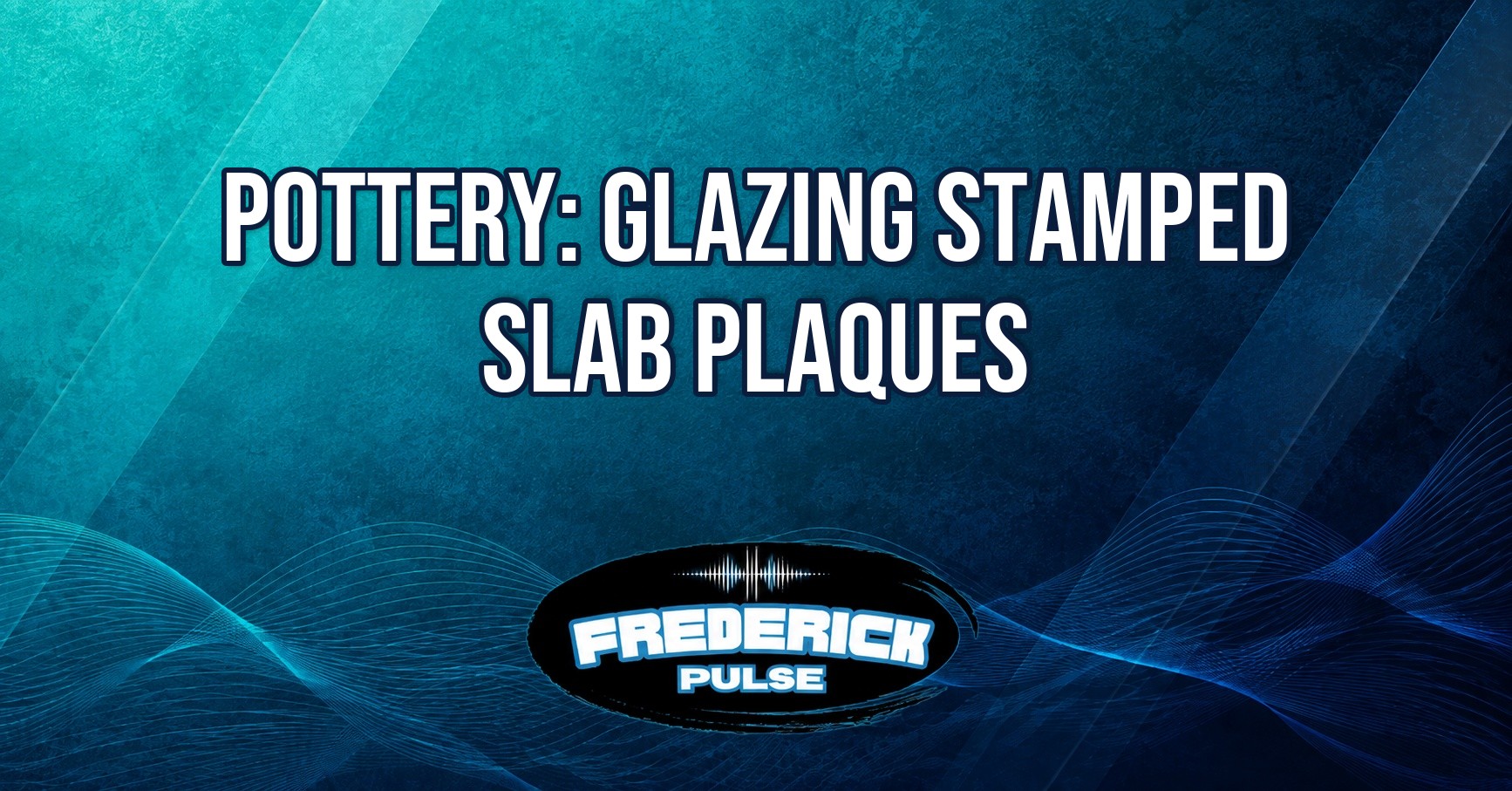 Pottery: Glazing Stamped Slab Plaques Pottery: Glazing Stamped Slab Plaques
