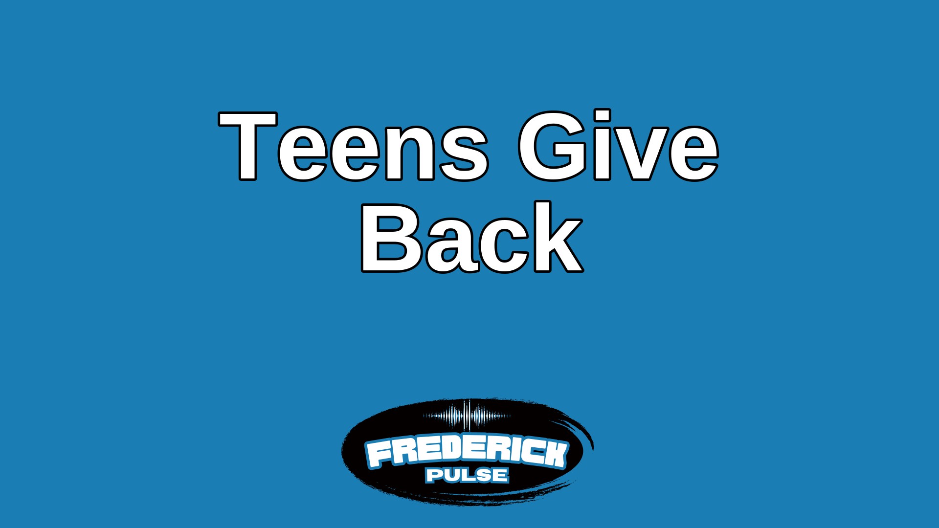 Teens Give Back Teens Give Back