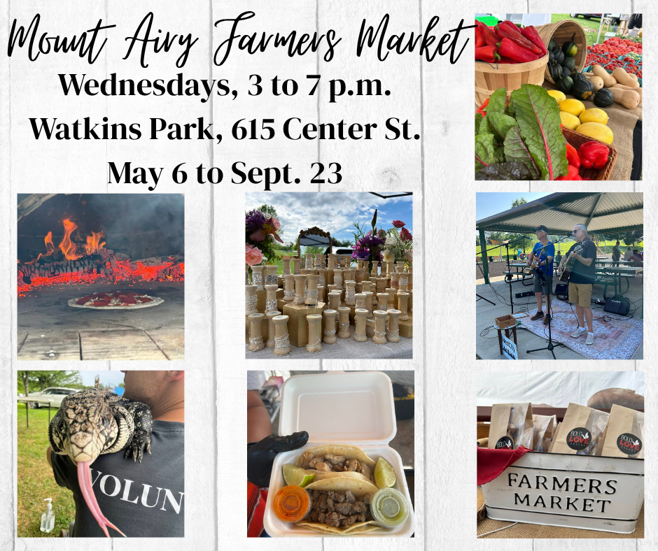 Mount Airy Farmers Market September 23 vendors list
