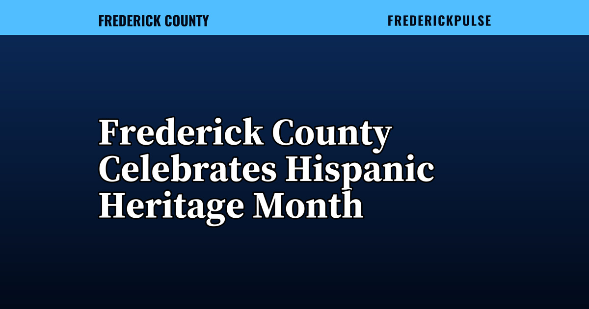Frederick County Celebrates Hispanic Heritage Month