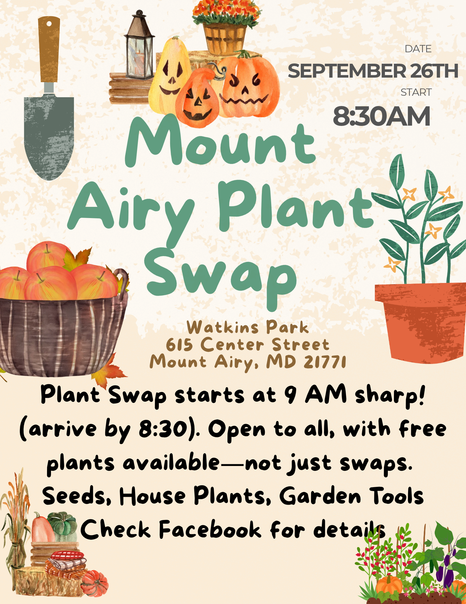Mount Airy Fall Plant Swap Mount Airy Fall Plant Swap