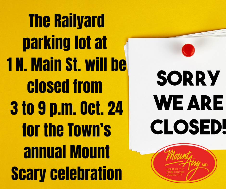 Railyard parking lot to close at 3 p.m. Oct. 24