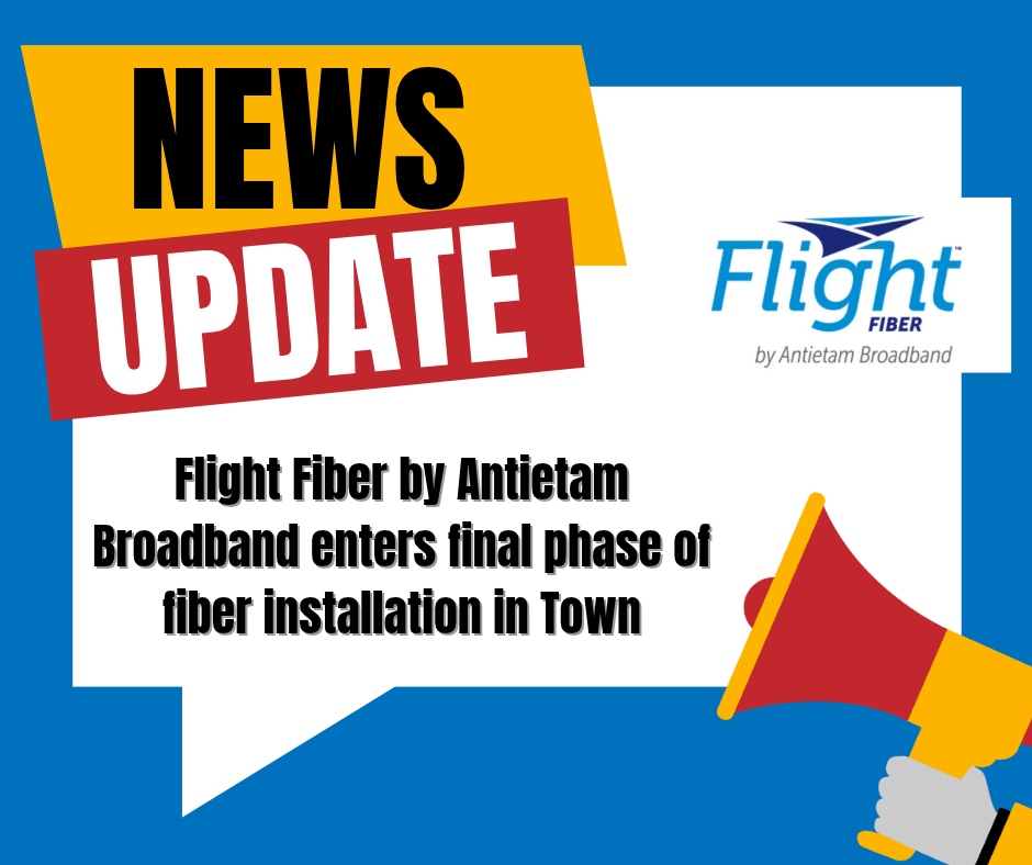 Flight Fiber by Antietam Broadband enters final fiber installation stage
