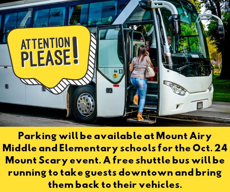 Free shuttle available for Oct. 24 Mount Scary events Free shuttle available for Oct. 24 Mount Scary events