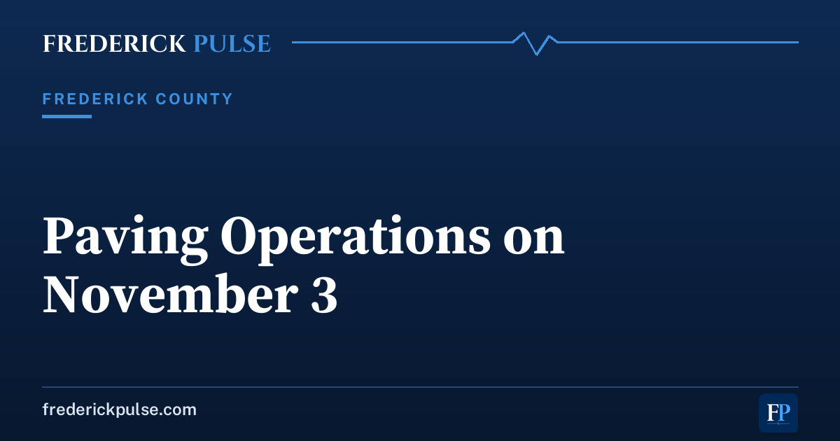 Paving Operations on November 3